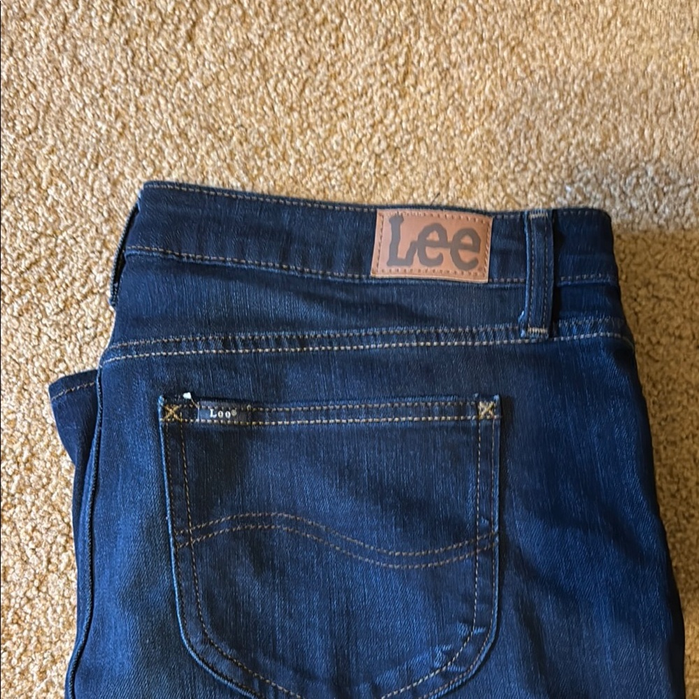 Lee Dark Blue Denim Jeans